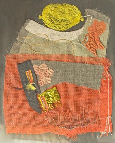 Textile Art titled "La Mamie" by Denis Reitz, Original Artwork