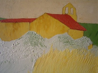 Peinture intitulée "Chapelle aux avoines" par Denis Demouge, Œuvre d'art originale