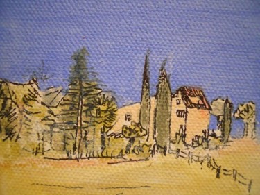 Peinture intitulée "Aurel, Gîte" par Denis Demouge, Œuvre d'art originale