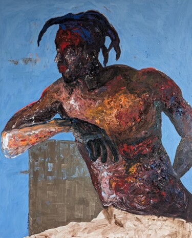 Malarstwo zatytułowany „"Clairvoyance"” autorstwa Dennis Onofua, Oryginalna praca, Akryl