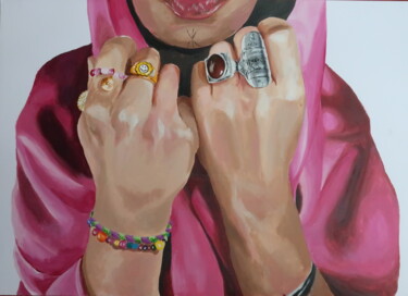 Malarstwo zatytułowany „"hands V"” autorstwa Depict Sofia, Oryginalna praca, Akryl