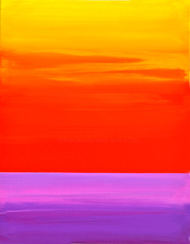 Arte digitale intitolato "Kouklia Sunset" da Derek Harris, Opera d'arte originale, Stampa digitale