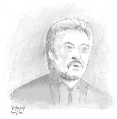 Arte digitale intitolato "Johnny" da Desnoyers, Opera d'arte originale, Matita