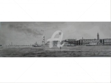 Peinture intitulée "Le Havre" par Desnoyers, Œuvre d'art originale