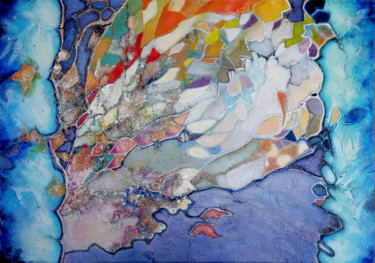 Картина под названием "Plenitude 3" - Detelina Zdravkova, Подлинное произведение искусства, Масло Установлен на Деревянная р…
