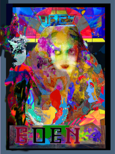 "girl god" başlıklı Dijital Sanat Devorah Rosen tarafından, Orijinal sanat, Dijital Resim