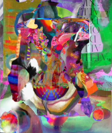 Digital Arts titled "son of ruby, sky of…" by Devorah Rosen, Original Artwork, Digital Painting