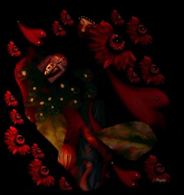 Arts numériques intitulée "orientalisch night" par Pepita Selles, Œuvre d'art originale, Autre