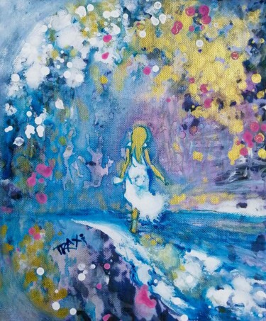 Painting titled "Dream of Memory" by Diana Dimova - Traxi, Original Artwork, Acrylic