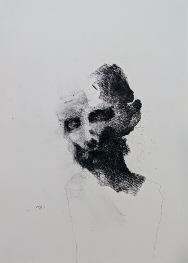 Рисунок под названием "Soldat 1" - Diana Knepper, Подлинное произведение искусства, Древесный уголь