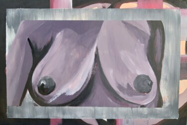 Malarstwo zatytułowany „Grey” autorstwa Diana Cunha, Oryginalna praca, Akryl