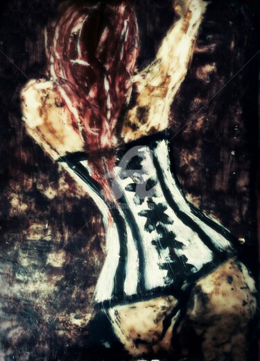 Pintura titulada "Old corset" por Diana Surge, Obra de arte original, Otro