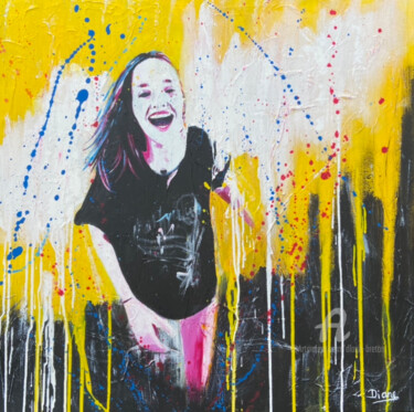 Malerei mit dem Titel "Libre" von Diane Breton, Original-Kunstwerk, Acryl