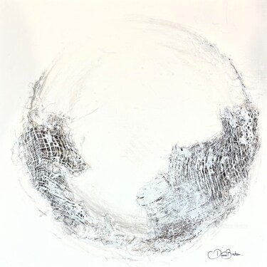 Картина под названием "My earth" - Diane Breton, Подлинное произведение искусства, Акрил Установлен на Деревянная рама для н…