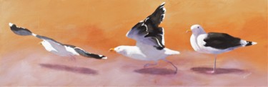 Peinture intitulée "L'envol/Fly away" par Diane Luce, Œuvre d'art originale, Acrylique Monté sur Châssis en bois
