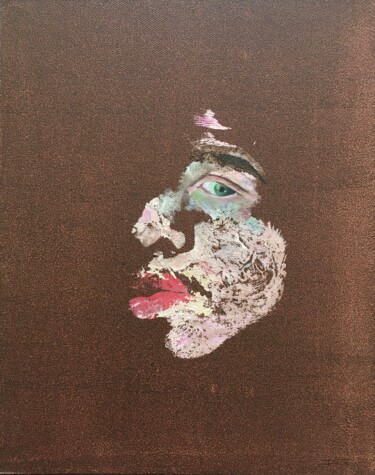 Peinture intitulée "Profil" par Diane Tham Vo, Œuvre d'art originale, Acrylique Monté sur Châssis en bois