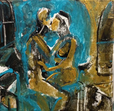Pintura titulada "L'Amour" por Dibasar, Obra de arte original, Oleo