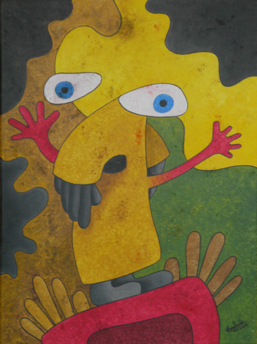 Peinture intitulée "personnage-figure.j…" par Didier Dubuis, Œuvre d'art originale
