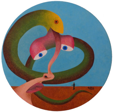 Peinture intitulée "les-choses-qui-nous…" par Didier Dubuis, Œuvre d'art originale