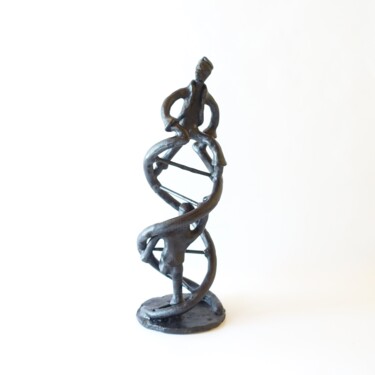 "Chromosome walking" başlıklı Heykel Didier Fournier tarafından, Orijinal sanat, Bronz