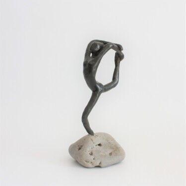 Sculpture intitulée "La gymnaste" par Didier Fournier, Œuvre d'art originale, Bronze