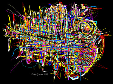 Digital Arts με τίτλο ""Le piaf"" από Didier Jouvin, Αυθεντικά έργα τέχνης, Ψηφιακή ζωγραφική
