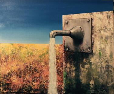 Peinture intitulée "Agua" par Diego Pérez Carpeño, Œuvre d'art originale, Acrylique Monté sur Châssis en bois