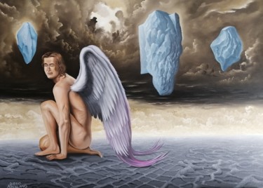 Pintura titulada "oblivion" por Diego Alberto Arellano Fajardo, Obra de arte original, Oleo Montado en Bastidor de camilla d…
