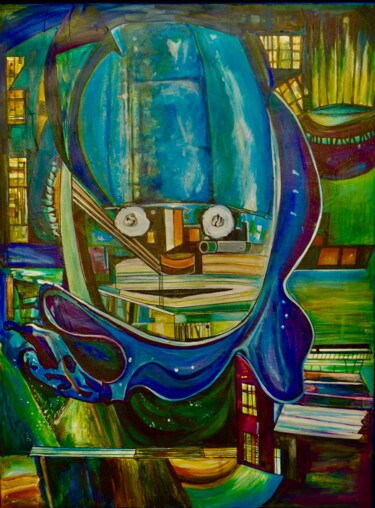 Painting titled "Alles im Blick" by Dieter Stockmann, Original Artwork, Acrylic
