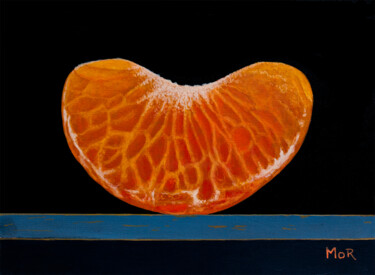 Painting titled "Orange Delight" by Dietrich Moravec, Original Artwork, Acrylic