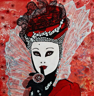 Painting titled "Milady" by Dilameart, Original Artwork, Acrylic