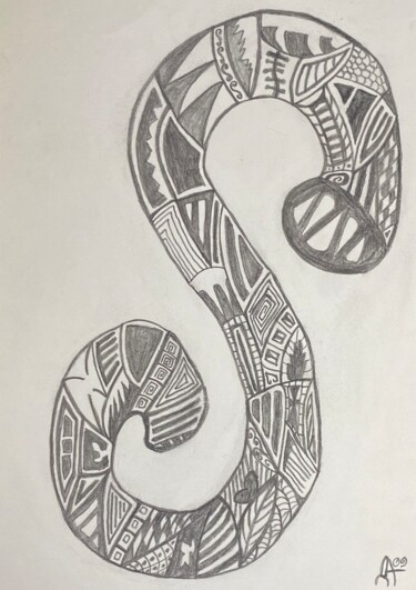 Tekening getiteld "Brocken infinity" door Dima An, Origineel Kunstwerk, Potlood