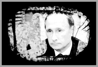 Digital Arts titled "Путин   Putin   6и" by Dima Dima Vil Ms Wilms (Rok Zivopisec Rock Painter), Original Artwork, 2D Digita…