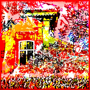 Photography titled "дом   house  н7ав" by Dima Dima Vil Ms Wilms (Rok Zivopisec Rock Painter), Original Artwork, Manipulated…