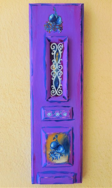 Malarstwo zatytułowany „Lilac-purple front…” autorstwa Dimitrios Manos, Oryginalna praca, Akryl