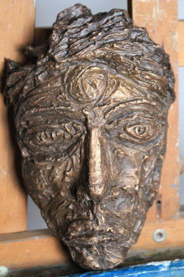 Sculpture titled "Matiere métallique" by Dimitri Berthot, Original Artwork, Bronze