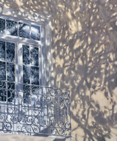 绘画 标题为“Lace of shadows” 由Dita Lūse, 原创艺术品, 油 安装在木质担架架上