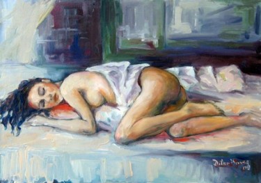 "13 - uykulu (sleepy…" başlıklı Tablo Diler Yavaş tarafından, Orijinal sanat