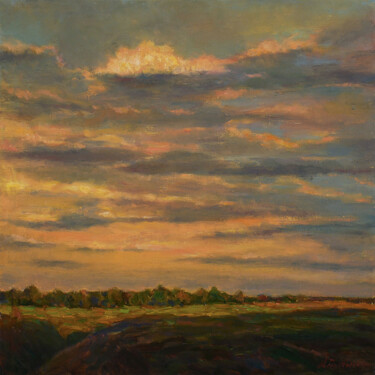 Peinture intitulée "Before The Storm. S…" par Nikolay Dmitriev, Œuvre d'art originale, Huile Monté sur Châssis en bois