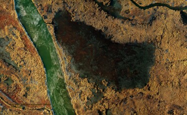 Fotografie getiteld "Дельта главной реки…" door Dmitrii Myznikov, Origineel Kunstwerk, Digitale fotografie