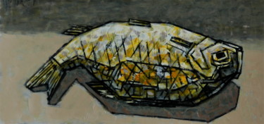 Картина под названием "рыба" - Dmitriy Trubin, Подлинное произведение искусства