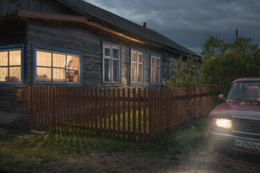 Photographie intitulée "Late arriving. Two." par Dmitry Ersler, Œuvre d'art originale, Photographie numérique