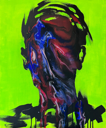 绘画 标题为“Abstract portrait +…” 由Dmitry Savchenko, 原创艺术品, 丙烯
