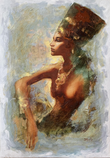 Painting titled "Egypt" by Dmytro Boykov, Original Artwork, Oil