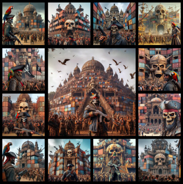 数字艺术 标题为“Temple” 由Dmytro Koptyev, 原创艺术品, AI生成的图像