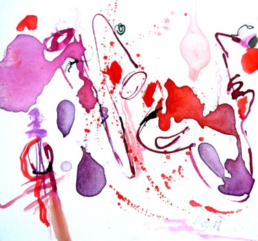 "Jazz 1 artistsuppor…" başlıklı Tablo Doam tarafından, Orijinal sanat, Mürekkep