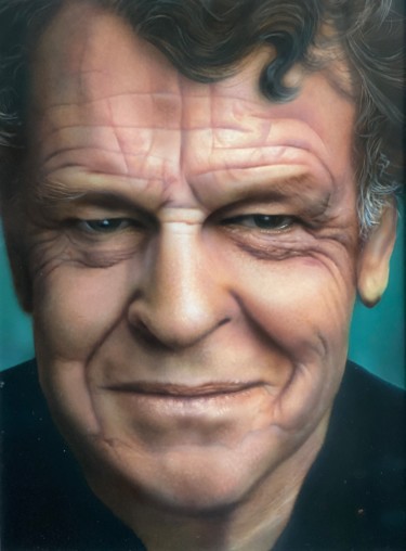 Schilderij getiteld "John Noble" door Dolgor Dugarova (Dolgor Art), Origineel Kunstwerk, Airbrush