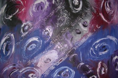 Painting titled "TRISTEZA VISCERAL" by Maria Dolores Leal, Original Artwork