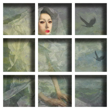 数字艺术 标题为“Window digital pain…” 由Dodi Ballada, 原创艺术品, 数字油画