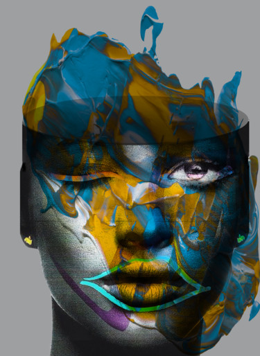 Digitale Kunst mit dem Titel "Magical thinking" von Dodi Ballada, Original-Kunstwerk, Digitale Malerei